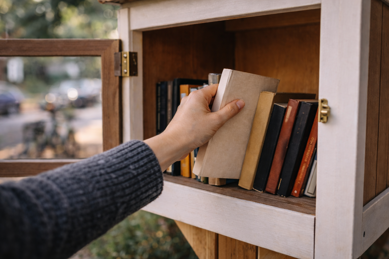 The book keeps moving